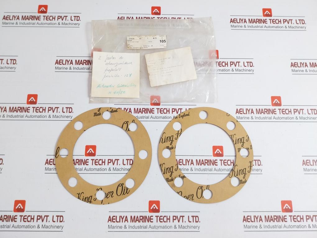 Lot Of 2x Cryogenic Cargo Valve King Actuator Gasket For Paper Oil 50 Gm