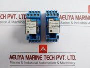 Lot Of 2x Finder 55.34.9.024.0040 12a/10a 300vac General Purpose Relay