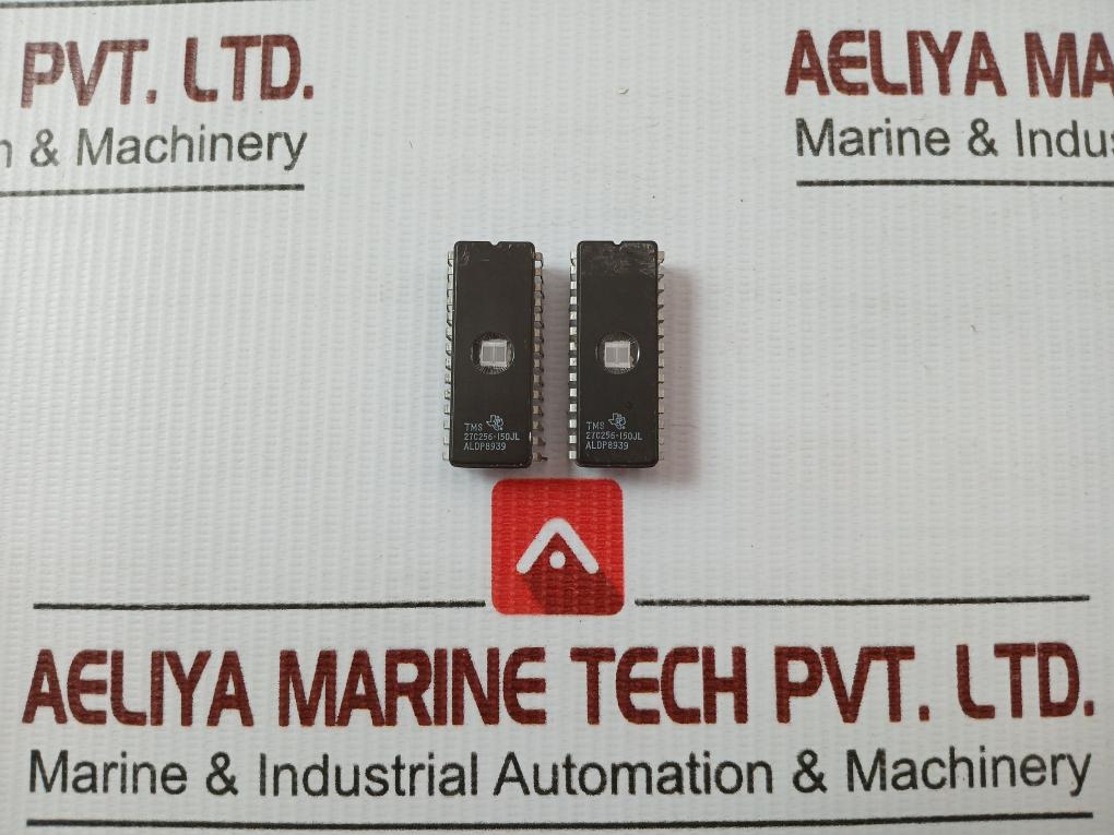 Lot Of 2x Integrated Circuit Texas Instruments Tms27c256-150jl
