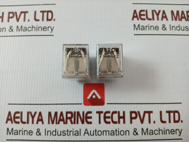Lot Of 2x Ly2 General Purpose Relay Dc24v By Omron