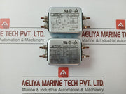 Lot Of 2x Noise Filter 250v-6a 50/60hz Zac2206-11 By Tdk
