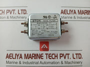 Lot Of 2x Noise Filter 250v-6a 50/60hz Zac2206-11 By Tdk