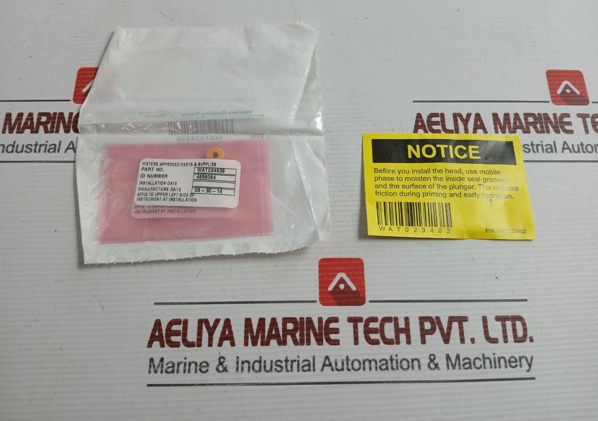 Lot Of 2x Plunger Seal 1/8 In With Bearing Part No: Wat024939 By Waters&nbsp;