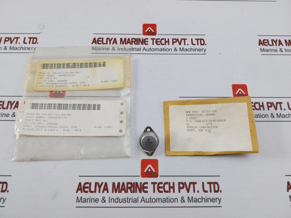 Lot Of 2x Power Transistor 2n5886