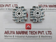 Lot Of 2x R95-114 11-Pin Tube-Style Relay Socket By Nte Electronics