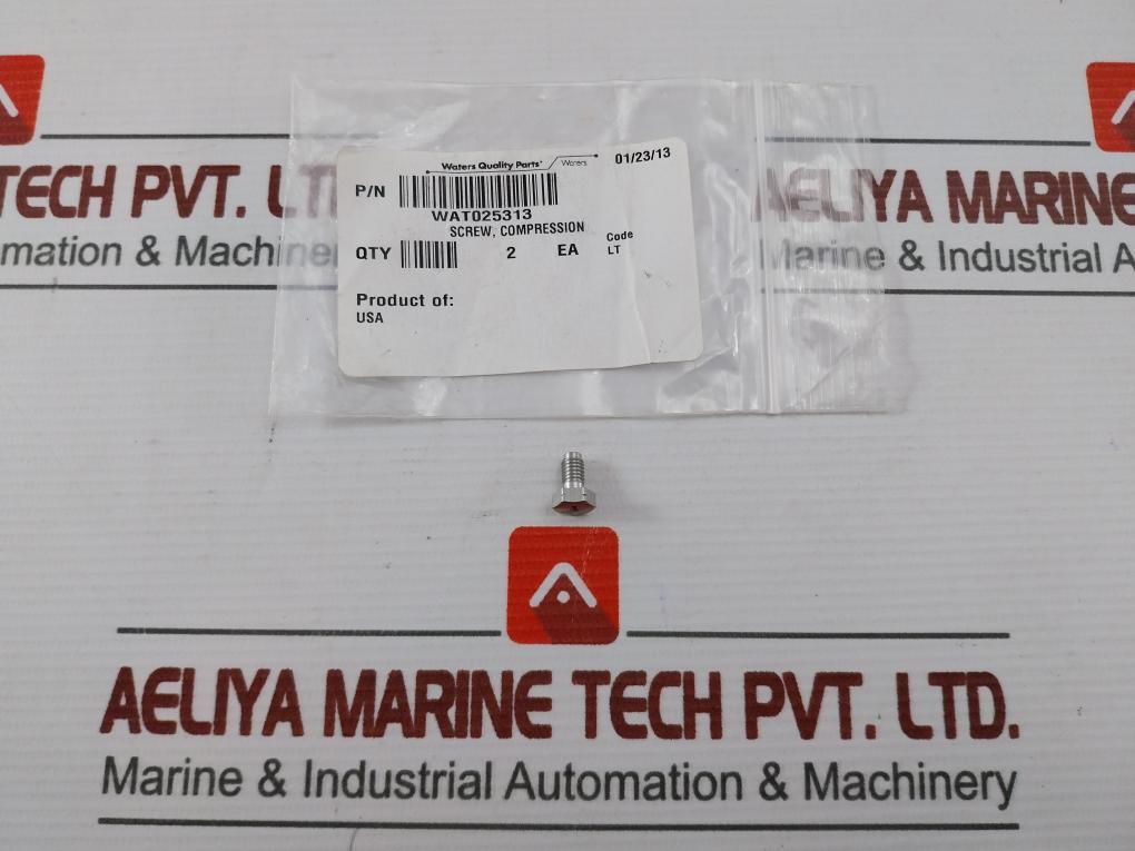 Lot Of 2x Waters Screw Compression Wat025313