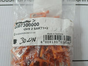 Lot Of 30x Weidmuller Qvs 2 Sakt1+2 Cross Connector 2a 0307300000