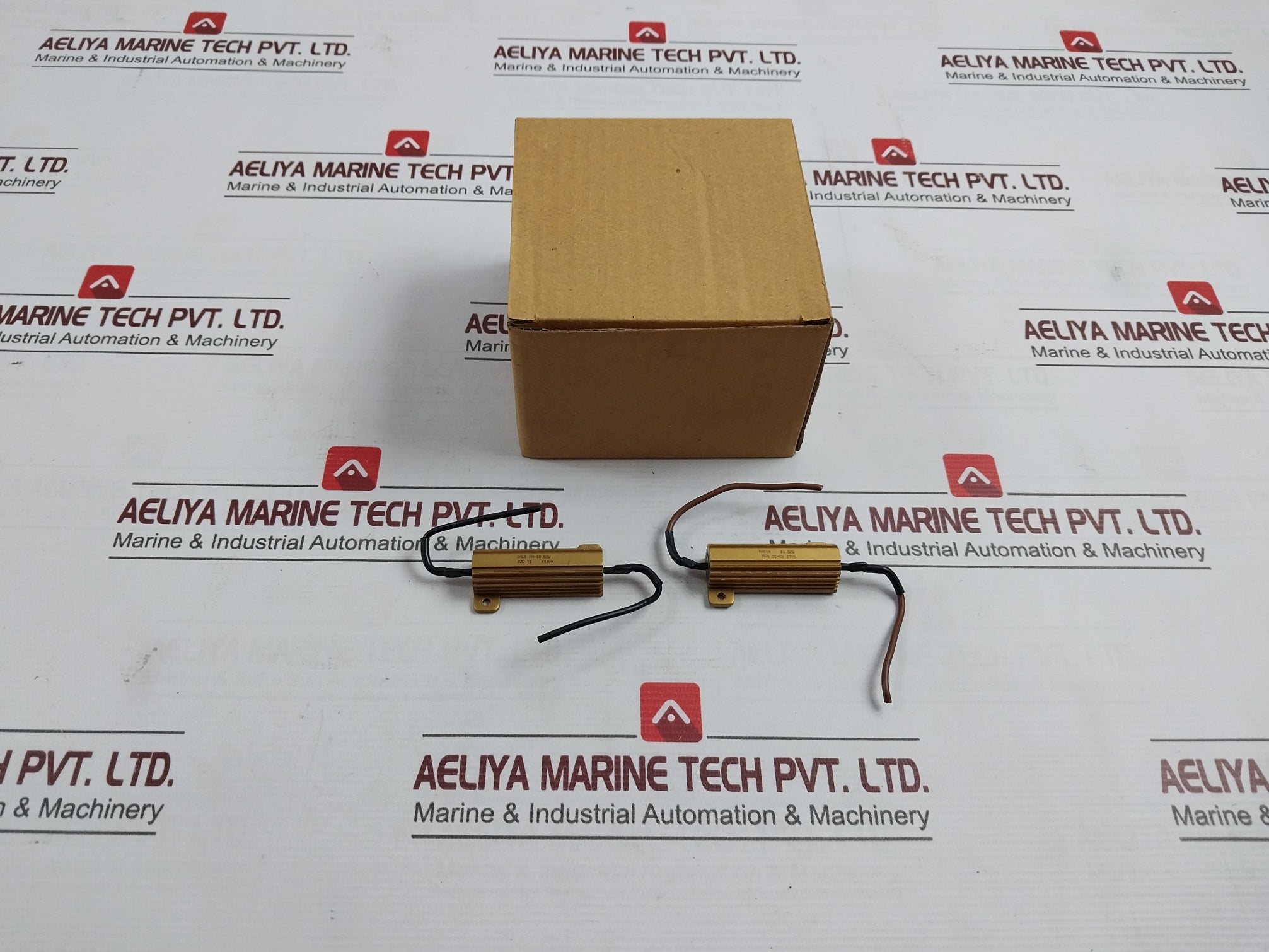 Lot Of 3X Dale Rh-50 Wire Wound Resistor 50W 82 Ohm 1%