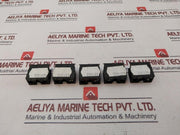 Lot of 3X Elmark EL02-BE102 Auxiliary Contact 600V 10A 6KV