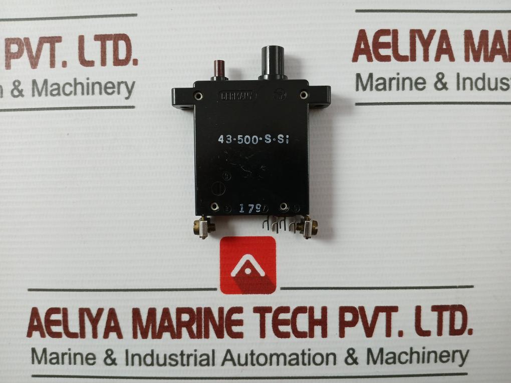 Lot Of 3X Eta 43-500-s-si High Performance Thermal-magnetic Circuit Breaker