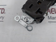 Lot of 3X HUBBELL Duplex Receptacle 20A 125V