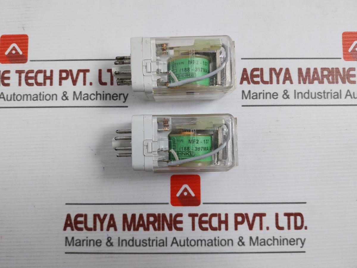 Lot Of 3X Kuhnke Mf2-137 Relay