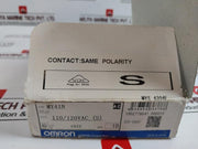 Lot of 3X Omron MY4IN Relay Volts: 110/120vac (S) 18Z2Y1 5A 250VAC/5A 30VDC