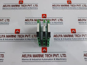 Lot of 3X Phoenix Contact PLC-BSP-24DC/21 Relay Base W/ Power Relay 2961121 24V