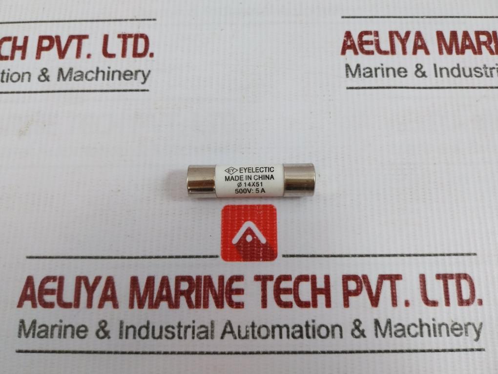 Lot Of 3x Cylindrical Cartridge Fuse 500v 5aeyelectic By Eyelectic