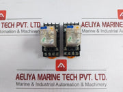 Lot Of 3x Drm570024lt Au Power Relay With Socket Base 24 Vdc Brand Weidmuller