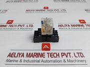 Lot Of 3x Drm570024lt Au Power Relay With Socket Base 24 Vdc Brand Weidmuller