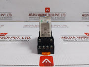 Lot Of 3x Drm570024lt Au Power Relay With Socket Base 24 Vdc Brand Weidmuller