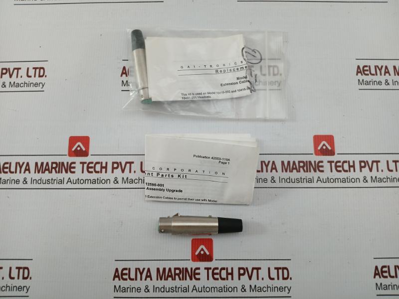 Lot Of 3x Female Xlr Cable Mount Connector Gai-Tronics 12590-001