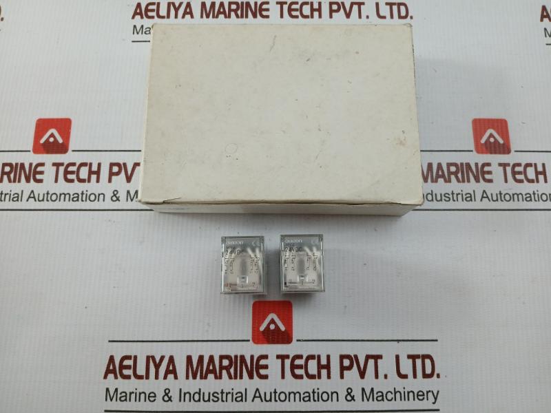 Lot Of 3x My4 Omron General Purpose Relay 24vdc 5a In New