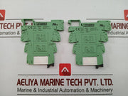 Lot Of 3x Relay Base 24v Phoenix Contact Plc-Bsp-24dc/21dc Part No. 2961105