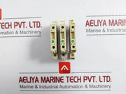 Lot Of 3x Relay Socket Weidmuller Dkr 24vdc