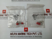 Lot Of 4X Amp 501381-1 Fiber Optic Cable Adapter Connector Rev-e