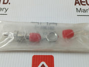 Lot Of 4X Amp 501381-1 Fiber Optic Cable Adapter Connector Rev-e