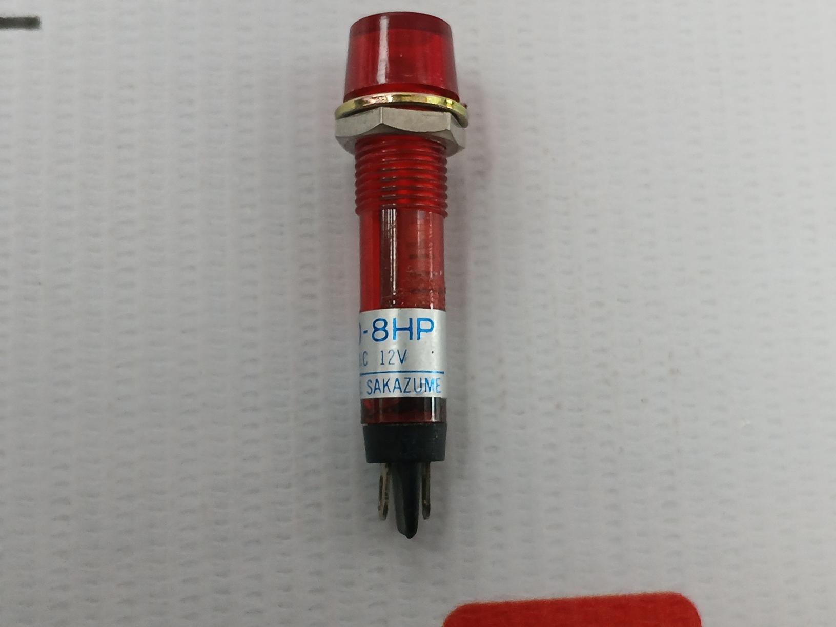 Lot Of 4X K.K Sakazume Do-8Hp Red Indicator Light Dc 12V