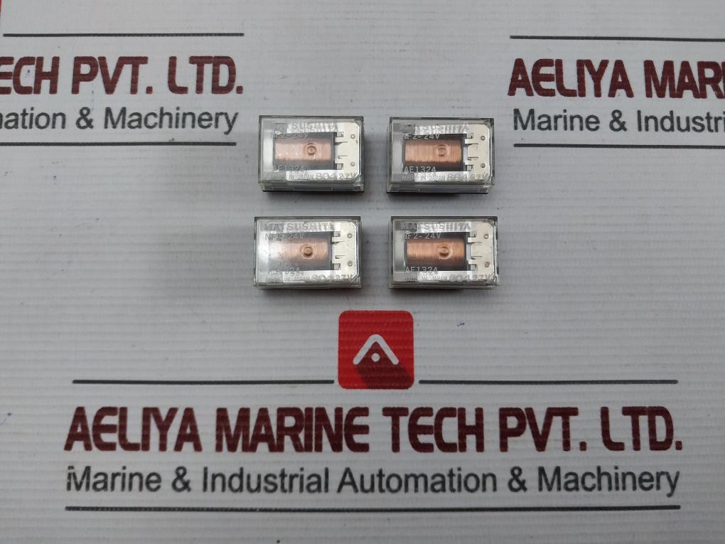 Lot Of 4X Matsushita Nf2-24V Relay 80427V