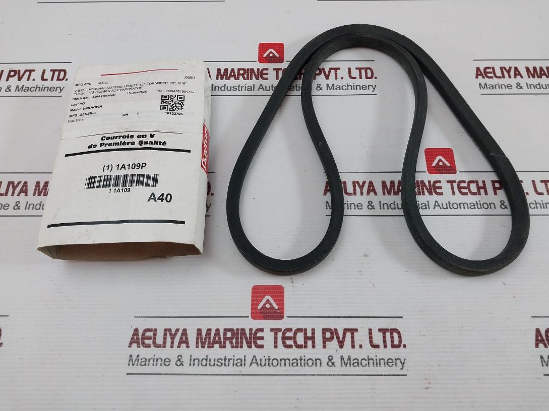 Lot Of 4X V-belt 1A109 Condition NEW J058D BY Dayton