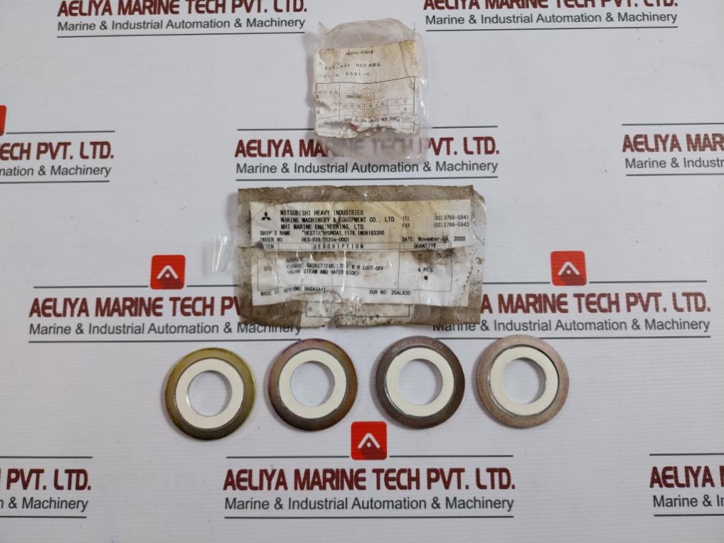Lot Of 4X Valqua Vn C-20K-15 Ctf Flange Gasket 28X41X57