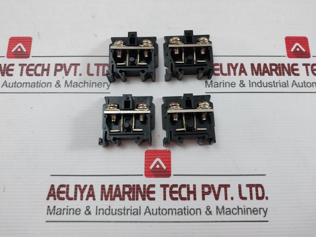 Lot Of 4x Bumhan Terminal Block Connector 600v 14mm2 Bhtn-60a