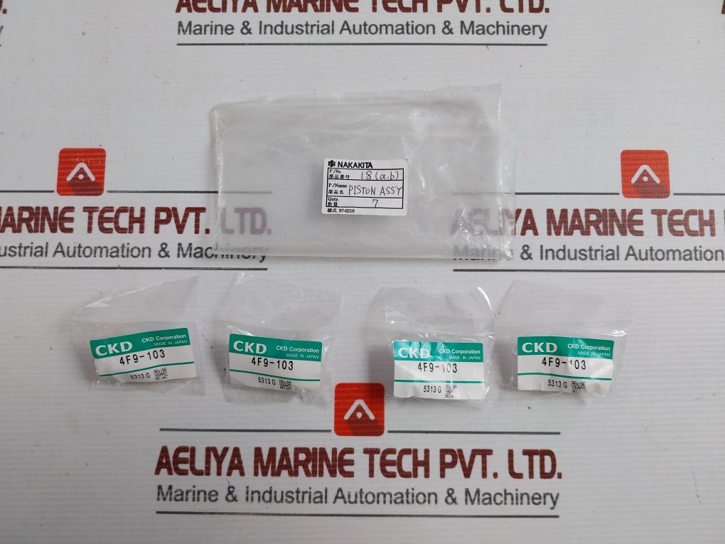 Lot Of 4x Ckd 4f9-103 Piston Assembly 18(A.B)
