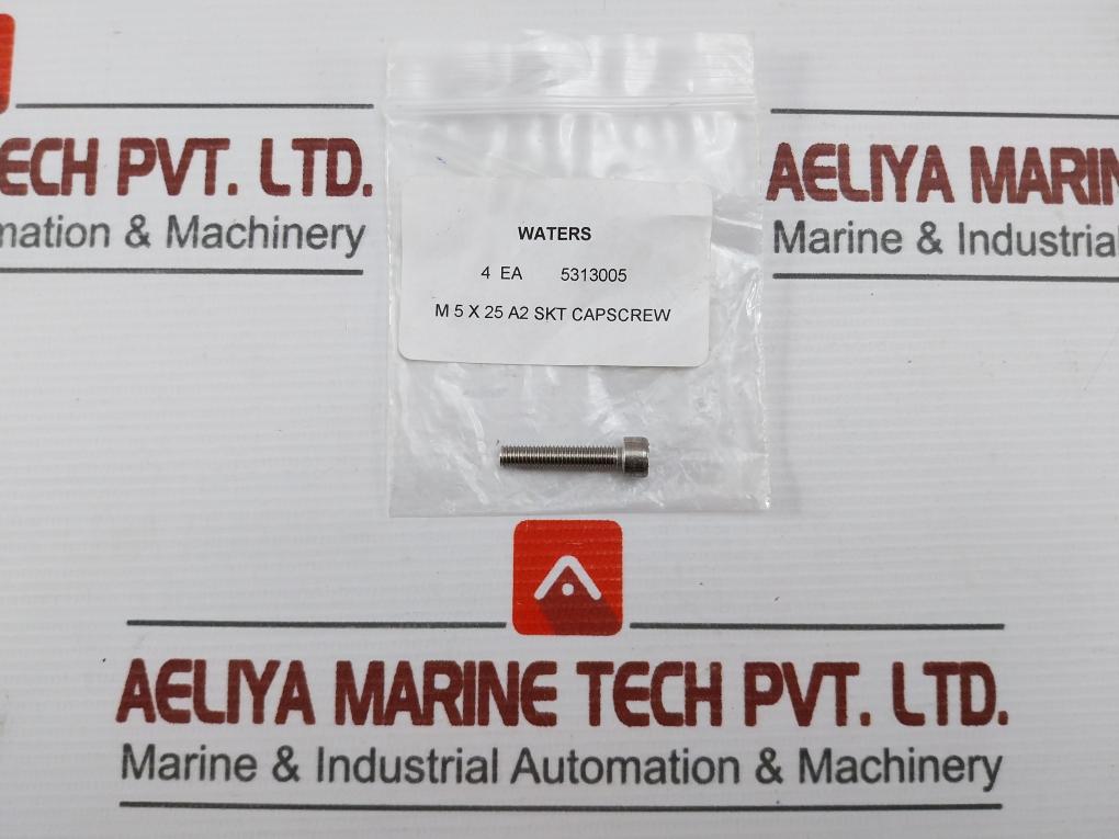 Lot Of 4x Screw M5 X 25 Waters 5313005
