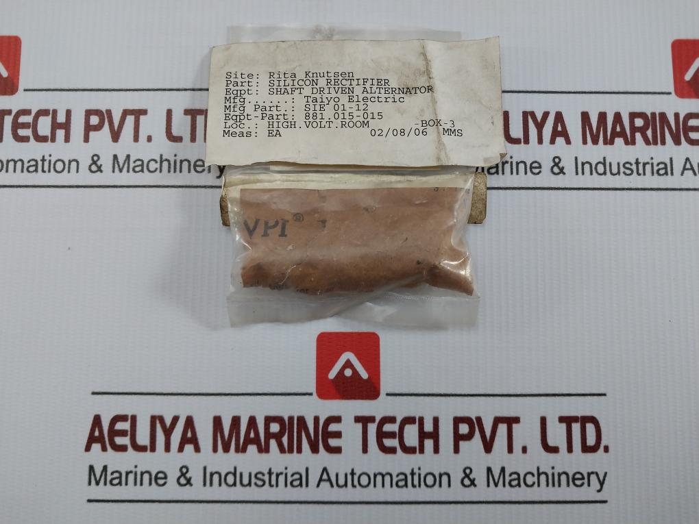 Lot Of 4x Silicon Rectifier By Taiyo Electric Sie 01-12
