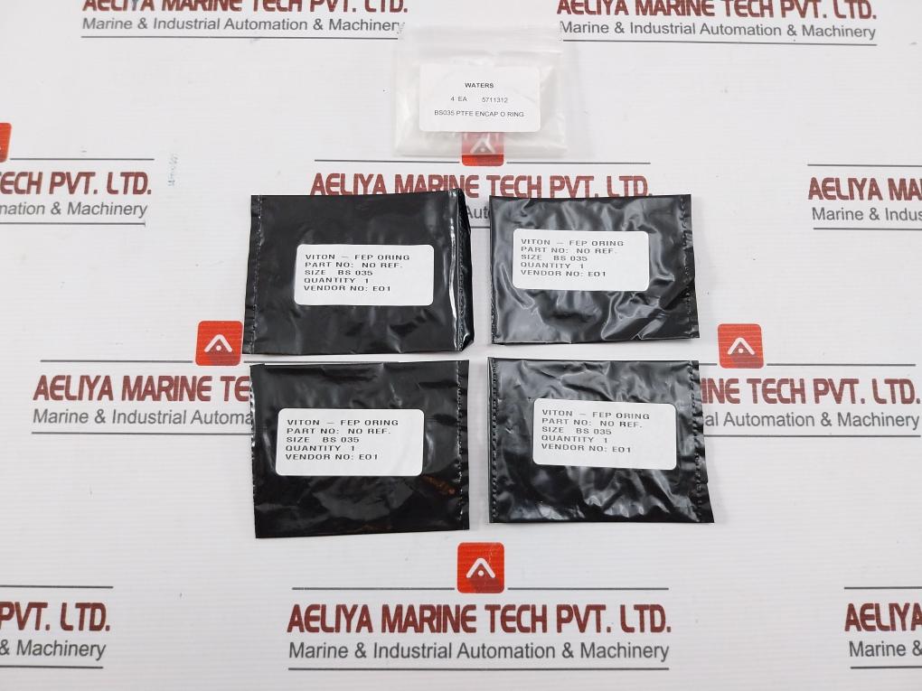 Lot Of 4x Waters Ptfe Encap O Ring 5711312