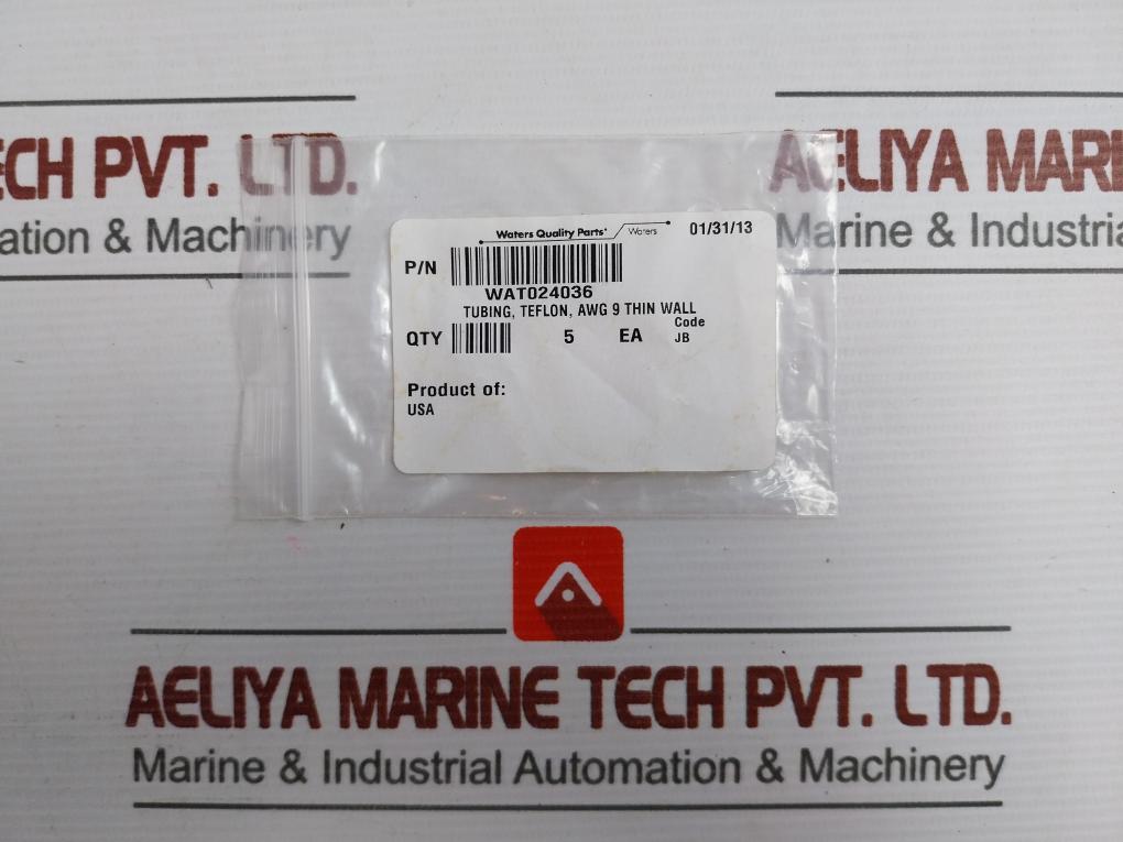 Lot Of 4x Waters Wat024036 Thin Wall Teflon Tubing Awg 9