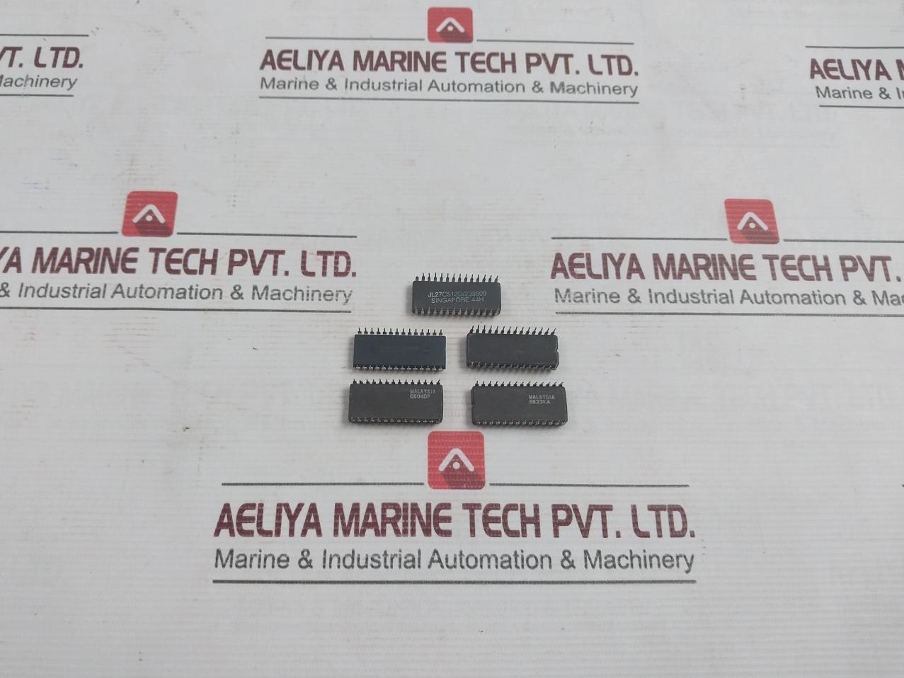 Lot Of 5X Amd Am27512Dc Uv‑Erasable Eprom Memory M27256F1