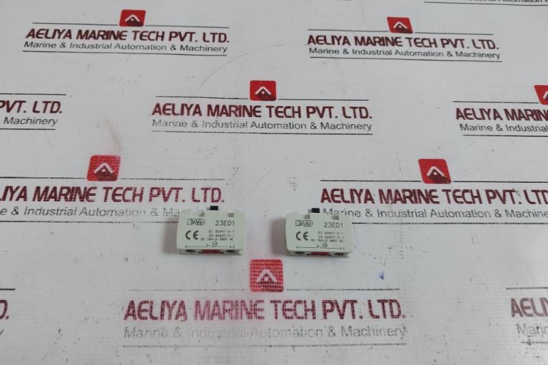 Lot of 5X Baco 23E01 Contact Block 16A N/C 10000391665