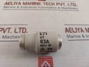 Lot Of 7X ETI 002313403 Fuse Links GL/GG 63A 500V