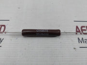 Lot of 5X OHMITE 20J8K0E Wirewound Resistor 8000ohm 10W 5%