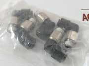 Lot Of 5X Rs 460-7633 Pneumatic Push To Connect Air Fitting 1/8