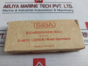 Lot of 5X Siba 10 005 04 Fuse 6a 500v