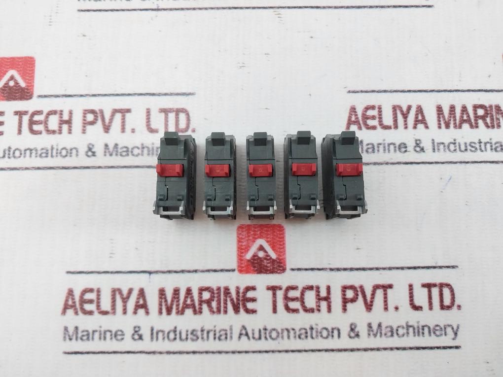 Lot of 5X Telemecanique ZBE-102 Single Contact Block W/ Screw Clamp Terminal
