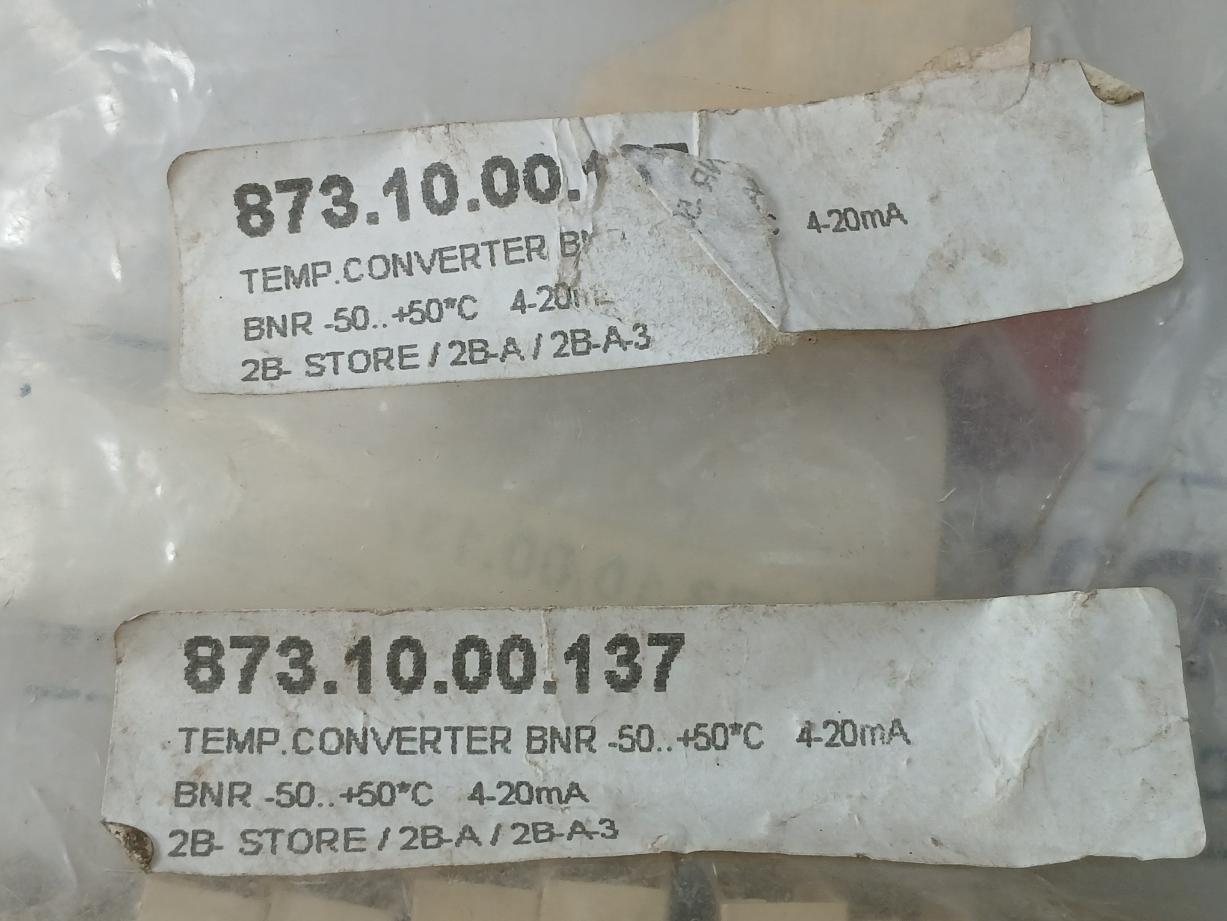 Lot Of 5X Valmet Automation Bnr -50-50°C Temperature Converter 4-20Ma Grl04341000