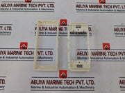 Lot of 5X Wiremold 40N2F31WH Cable smart Twin Cover Device Bracket Fitting 40N2