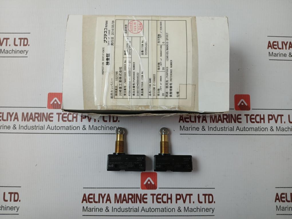 Lot Of 5x Basic Switch By Omron Z-15gq22 480vac