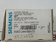 Lot Of 5x Led Indicator With Lamp Holder 24v Assembly Siemens 3sb3 244-6ba70