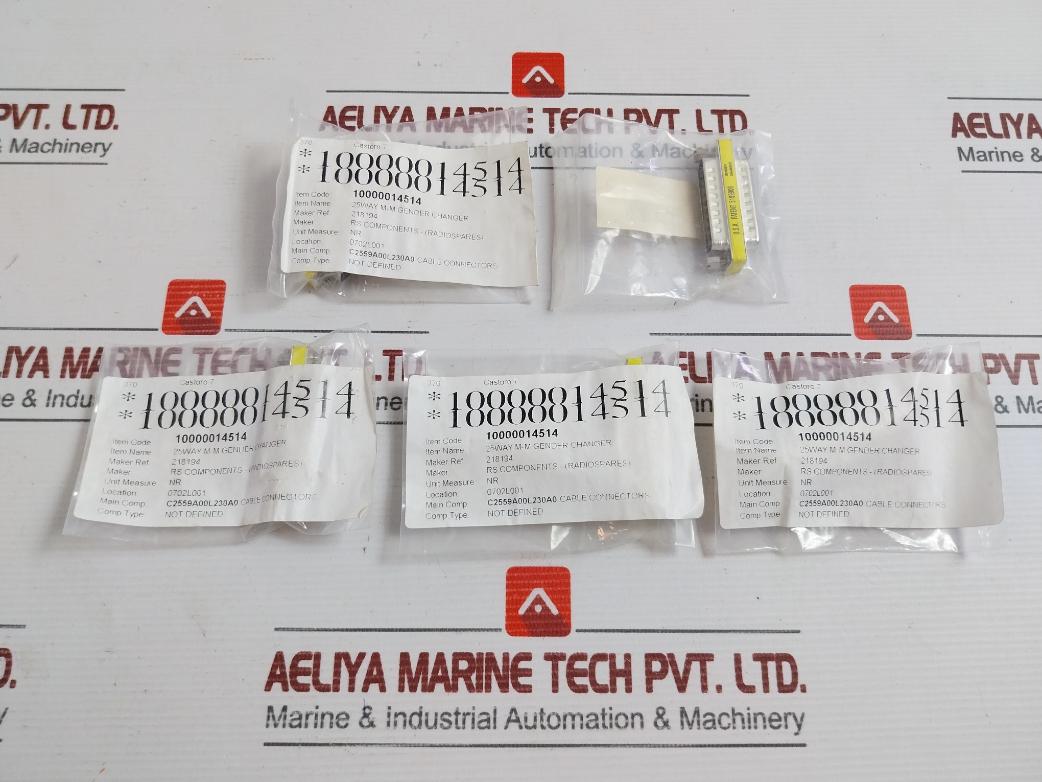 Lot Of 5x Rs 25way Mini Gender Changer Rs 218-194